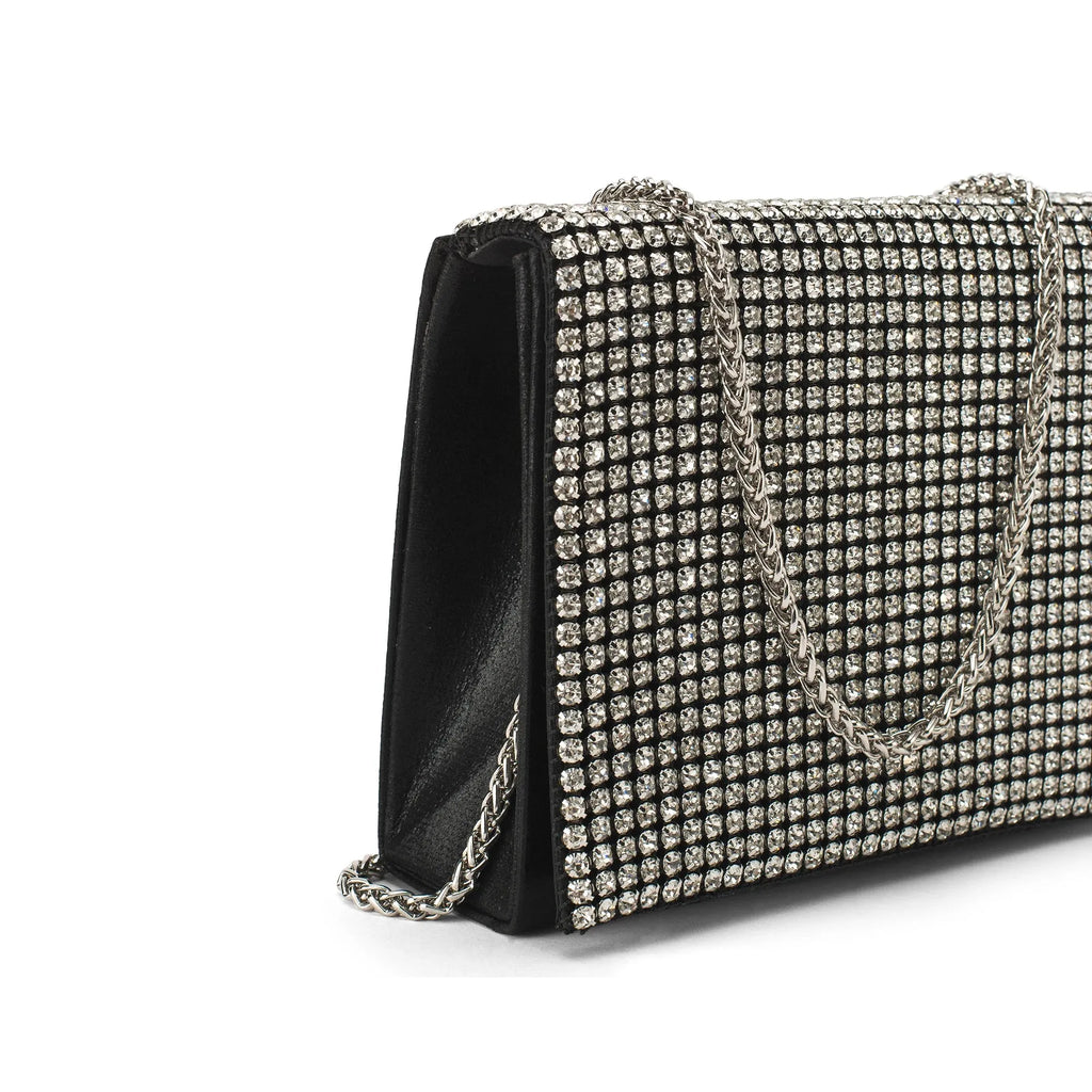 Texas Stardust Black Silver Clutch - Lino Perros