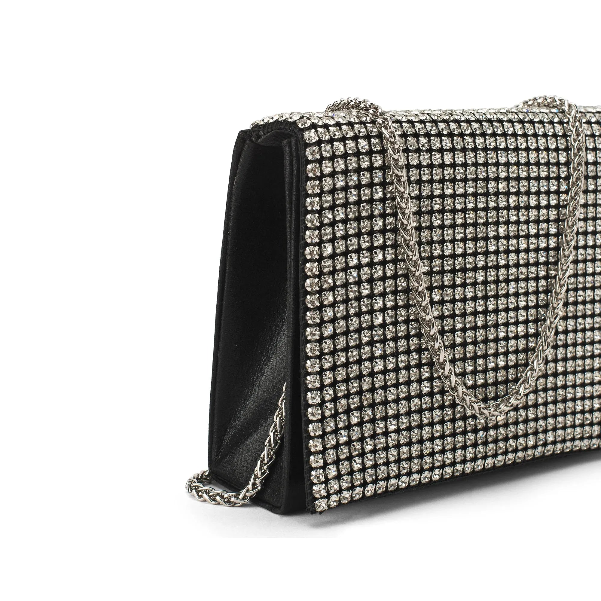 Texas Stardust Black Silver Clutch - Lino Perros