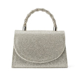 Texas Silver Midnight Clutch