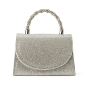 Texas Silver Midnight Clutch