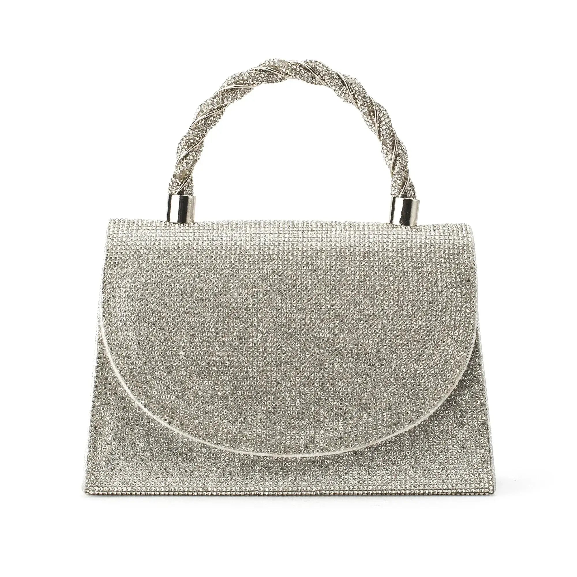 Texas Silver Midnight Clutch - Lino Perros