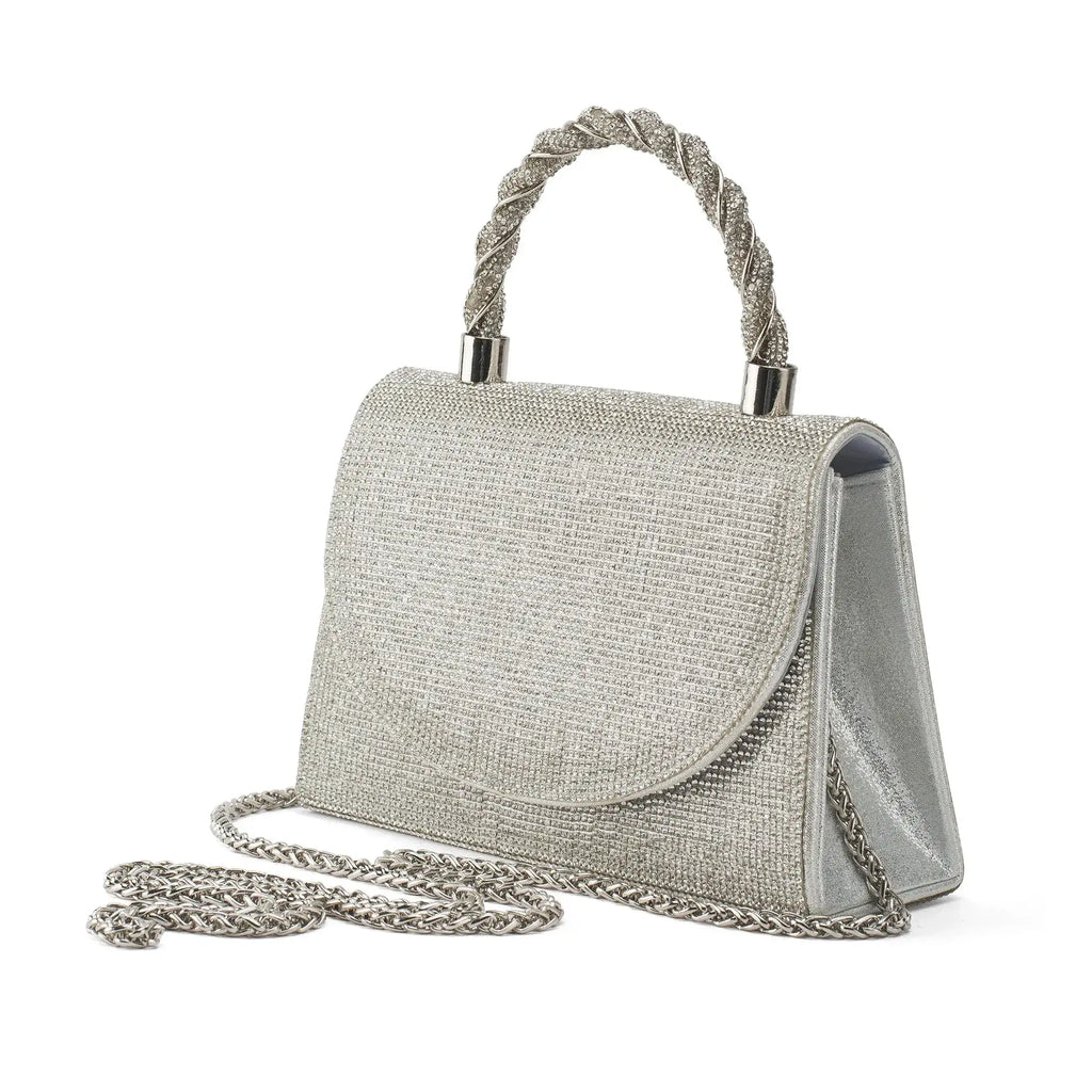 Texas Silver Midnight Clutch - Lino Perros