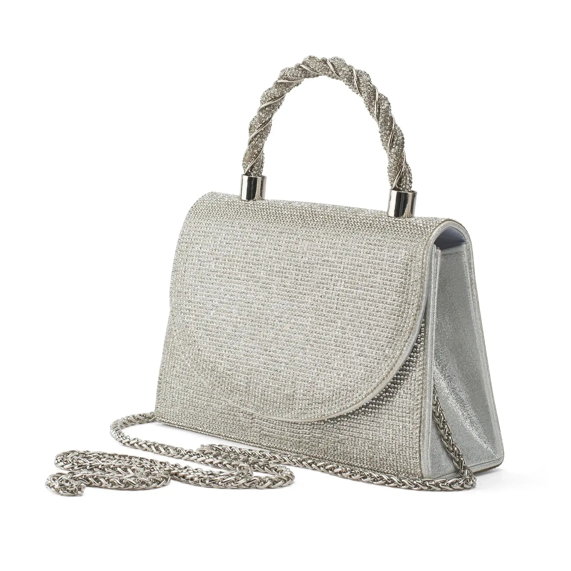 Texas Silver Midnight Clutch - Lino Perros