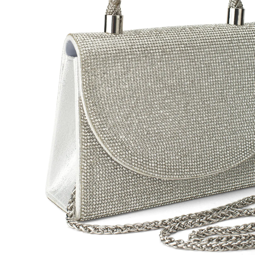 Texas Silver Midnight Clutch - Lino Perros
