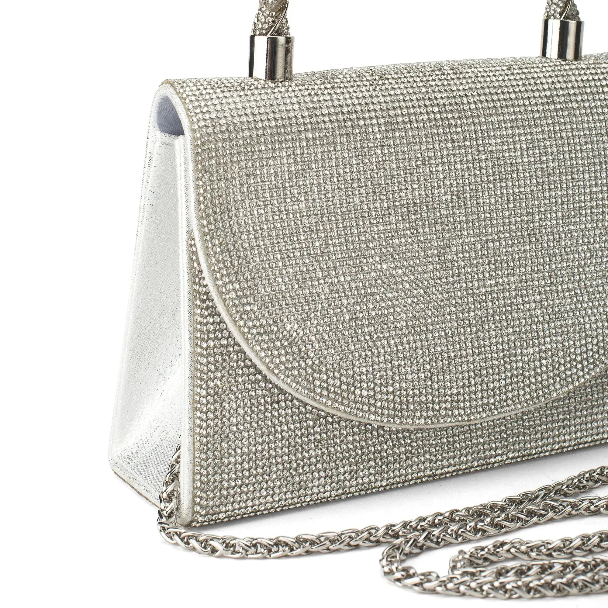 Texas Silver Midnight Clutch - Lino Perros