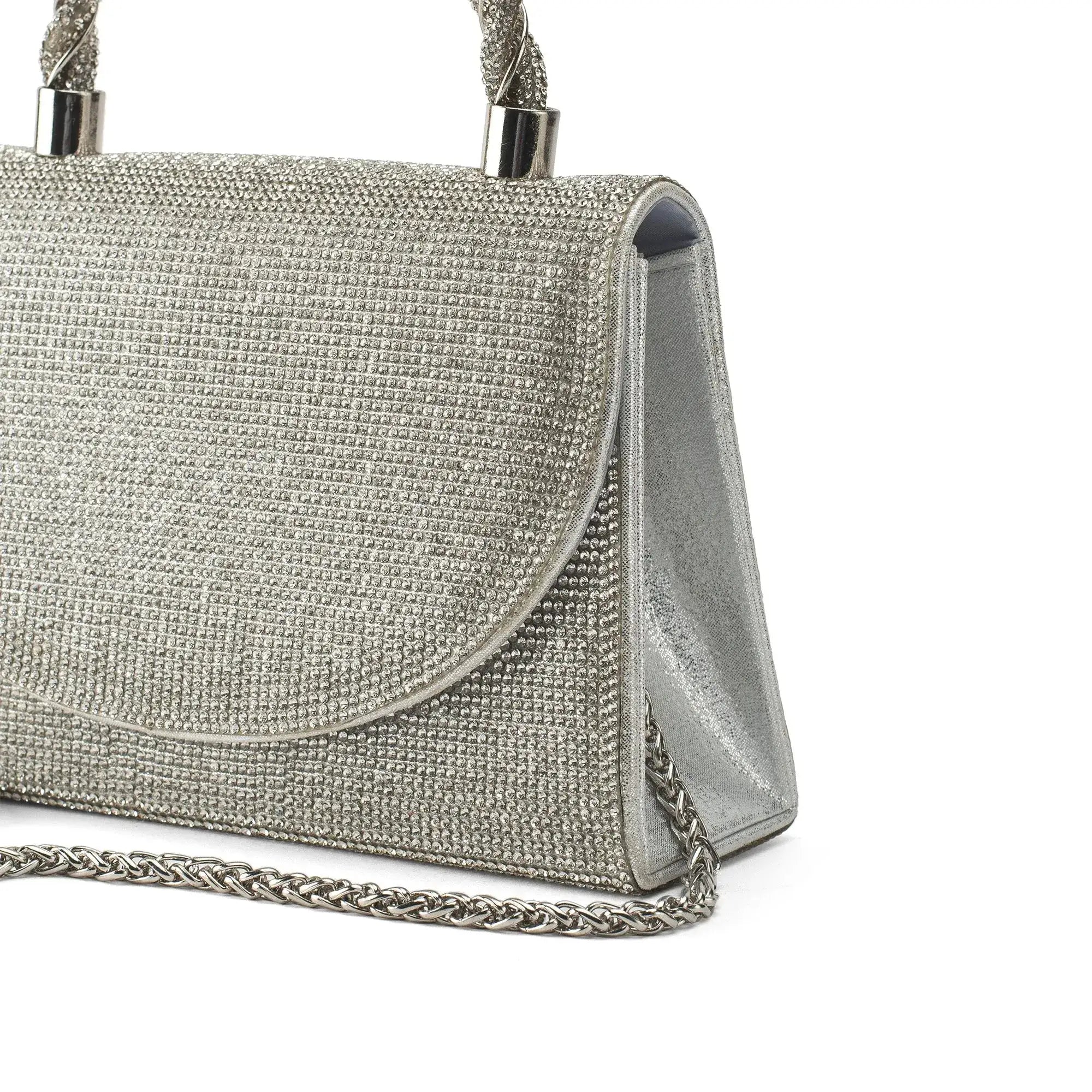 Texas Silver Midnight Clutch - Lino Perros