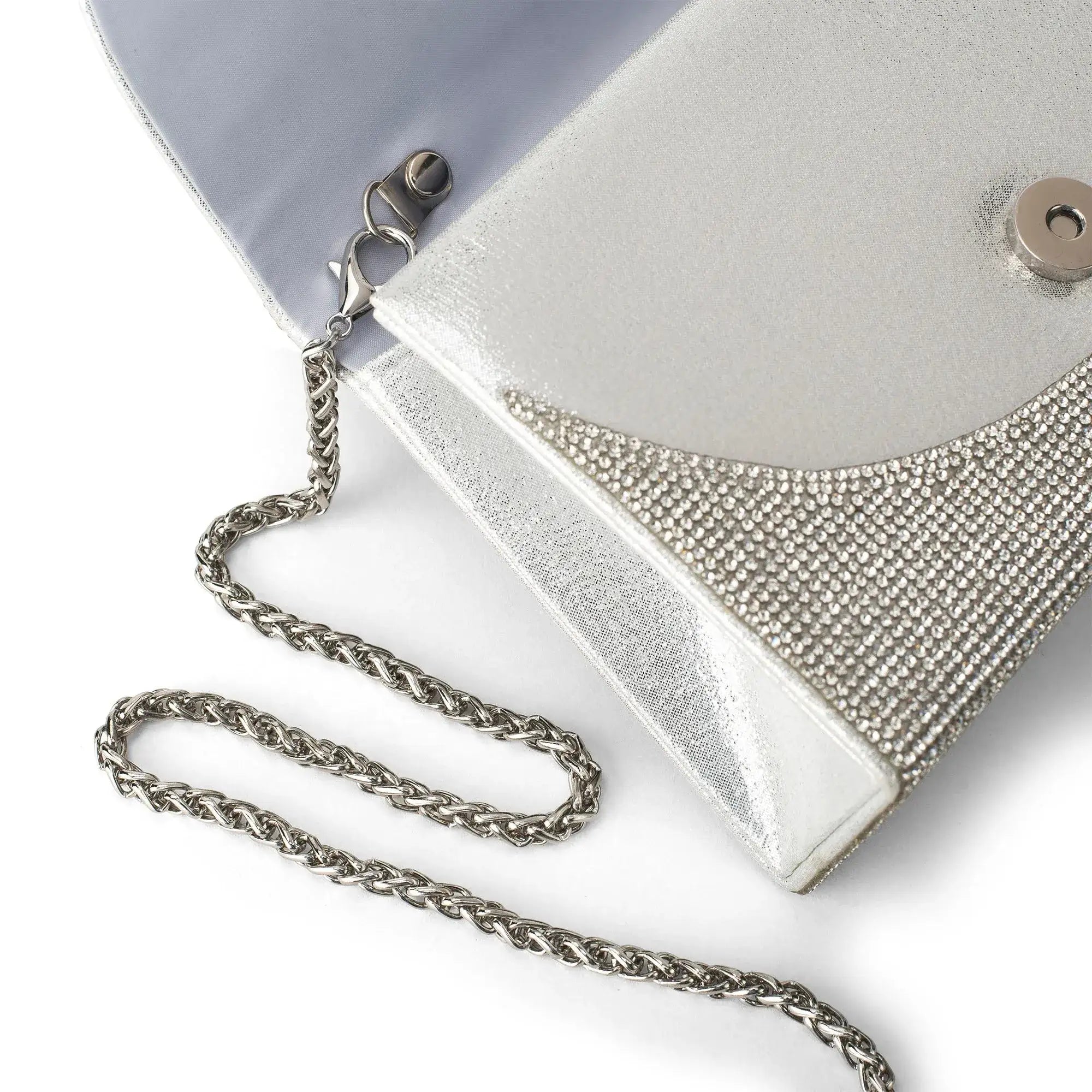 Texas Silver Midnight Clutch - Lino Perros