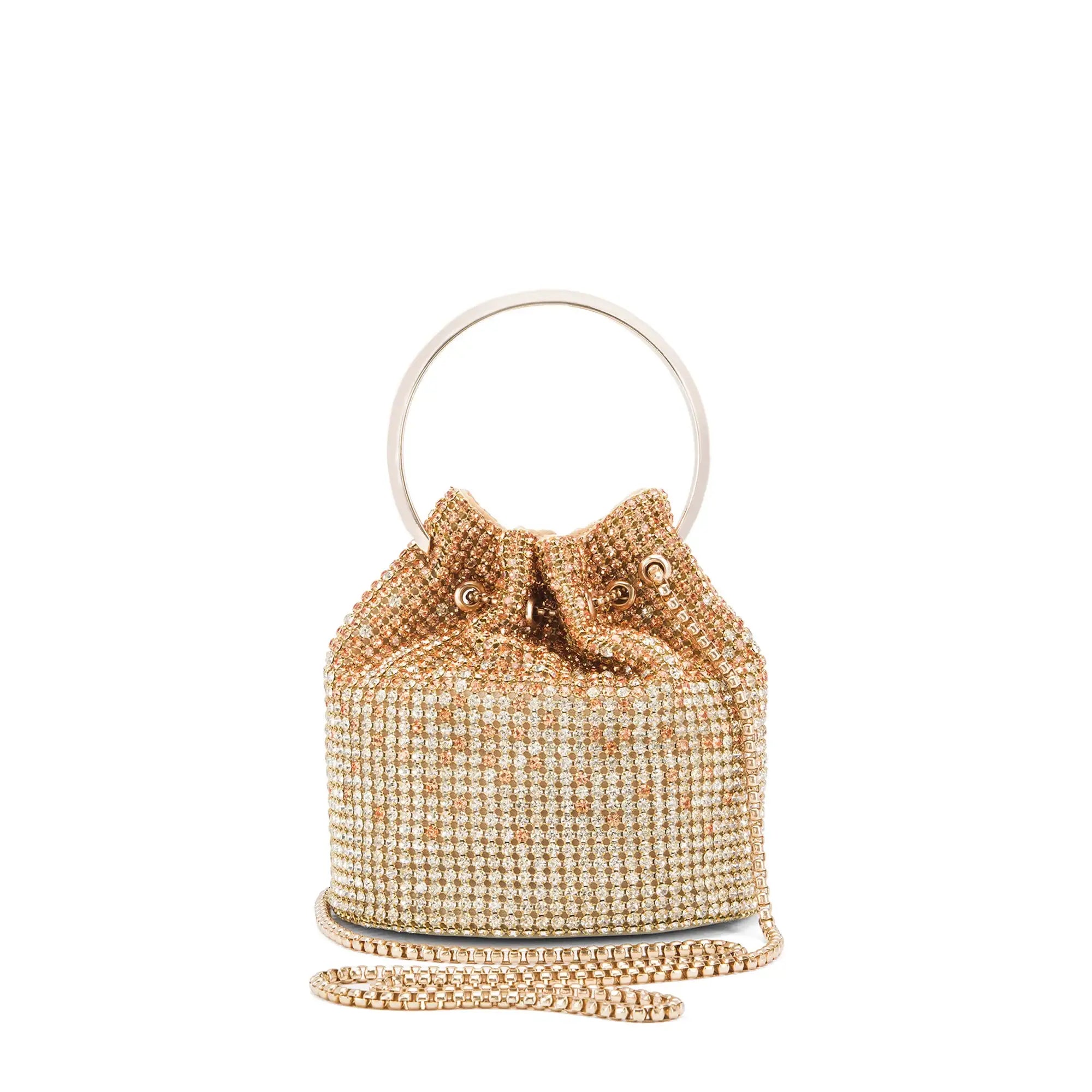 Texas Celia Gold Clutch - Lino Perros