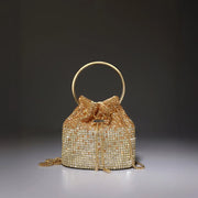 Texas Celia Gold Clutch