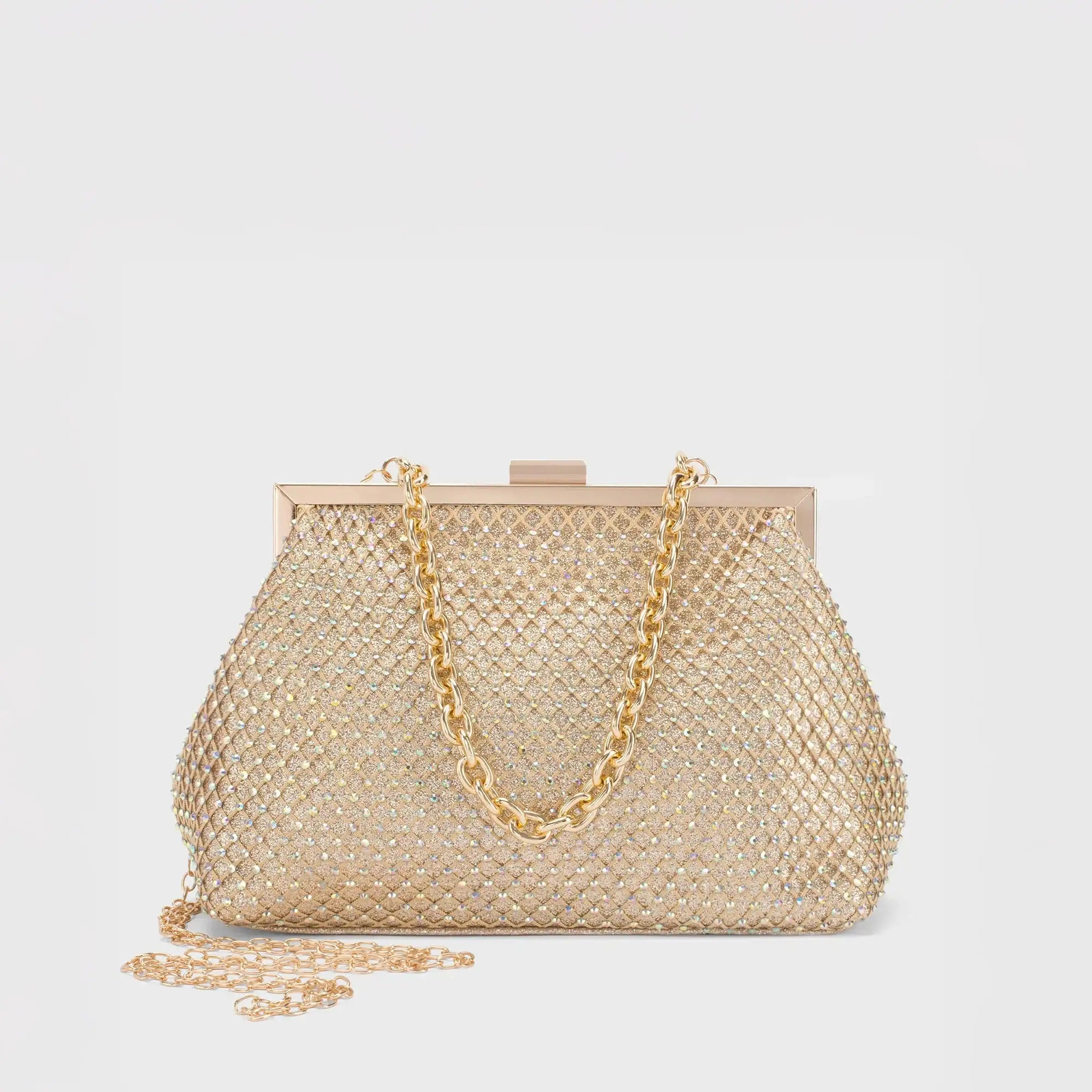 Texas Inez Gold Clutch - Lino Perros
