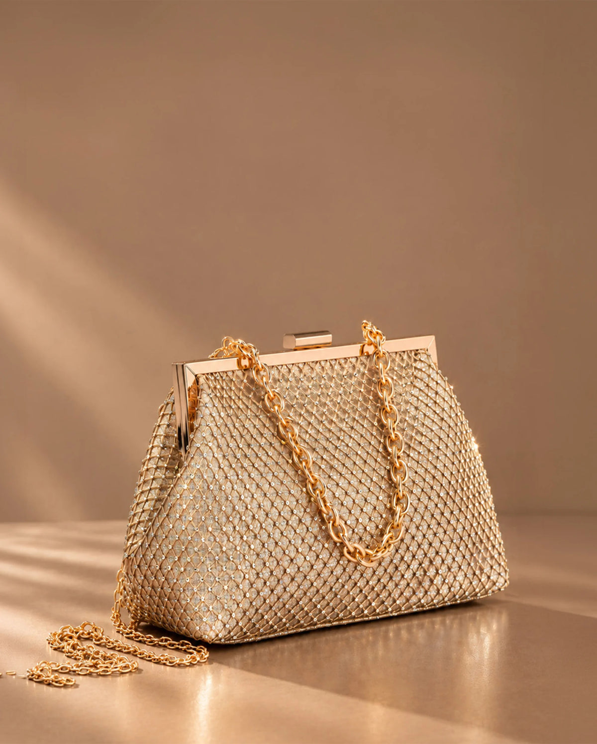 Texas Inez Gold Clutch - Lino Perros