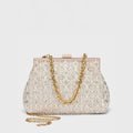 Texas Elara Light Gold Clutch - Lino Perros