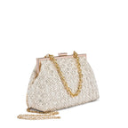 Texas Elara Light Gold Clutch - Lino Perros