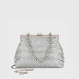Texas Inez Silver Clutch