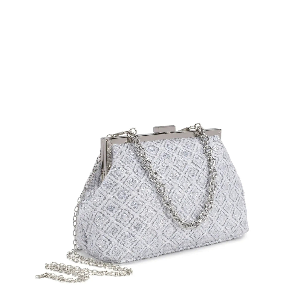 Texas Elara Silver Clutch - Lino Perros