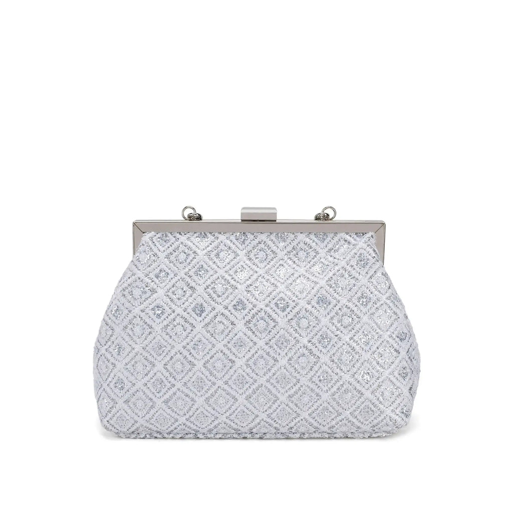 Texas Elara Silver Clutch - Lino Perros
