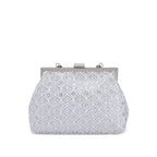 Texas Elara Silver Clutch - Lino Perros