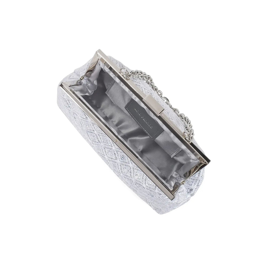 Texas Elara Silver Clutch - Lino Perros