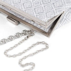 Texas Elara Silver Clutch - Lino Perros