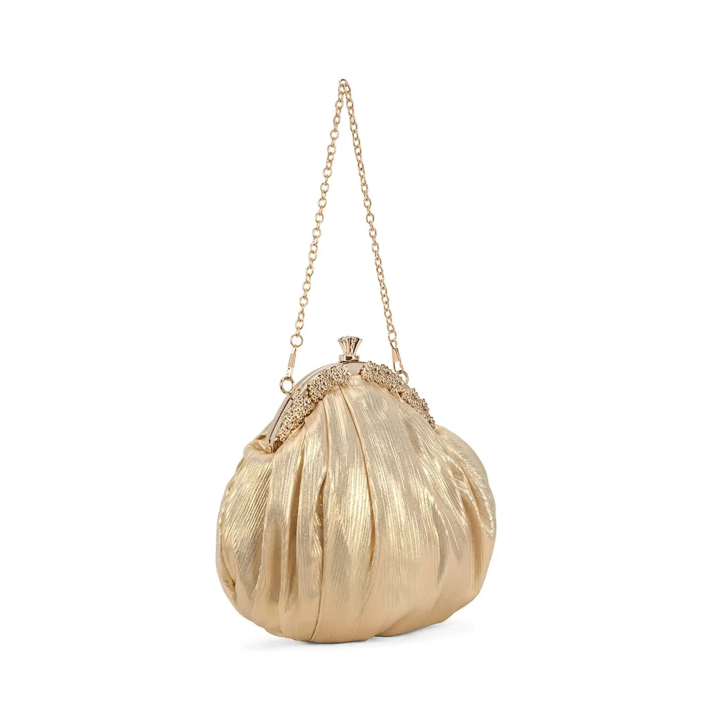 Texas Faye Gold Clutch - Lino Perros