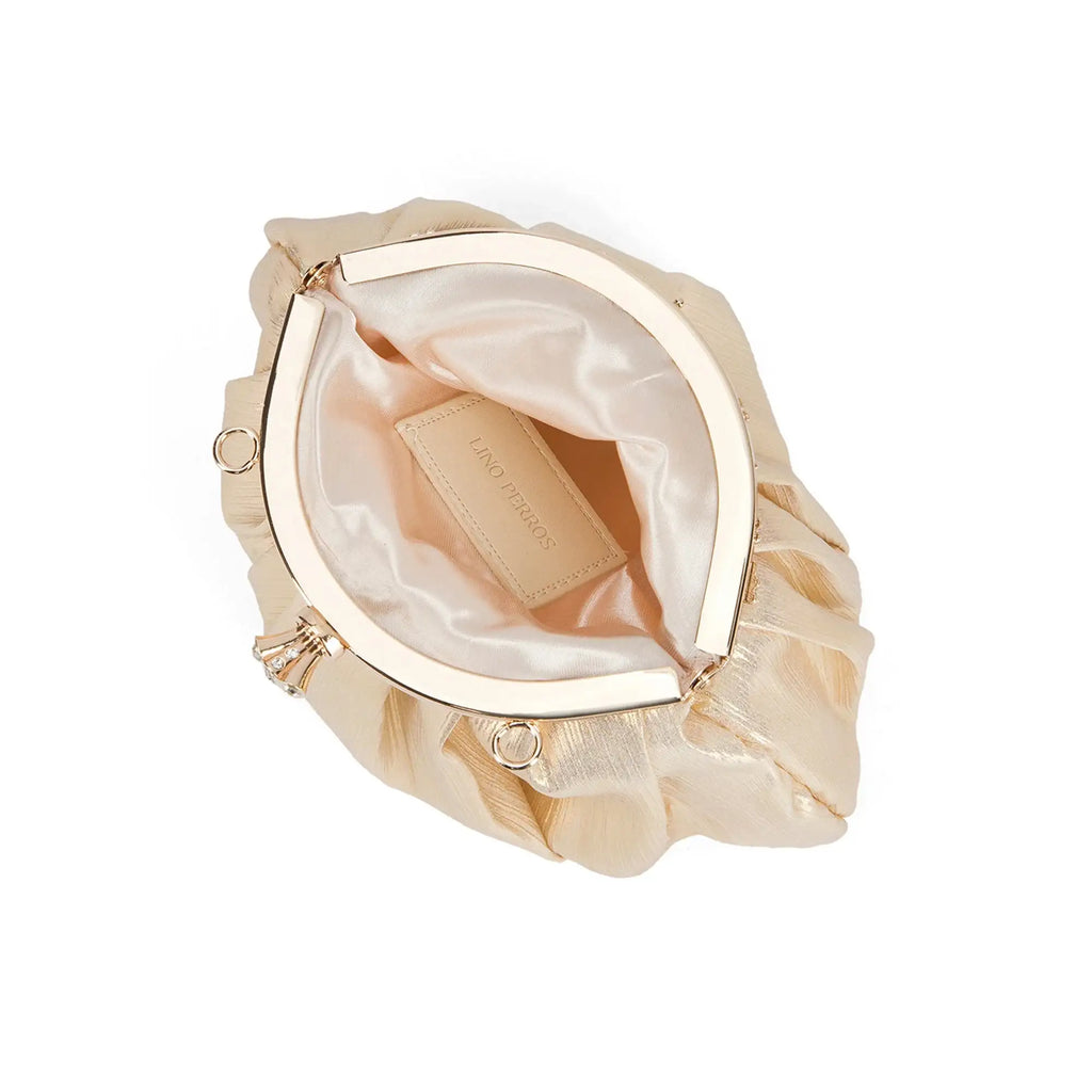 Texas Faye Gold Clutch - Lino Perros