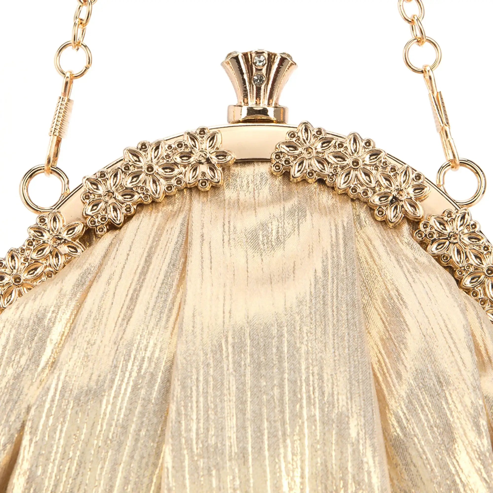 Texas Faye Gold Clutch - Lino Perros