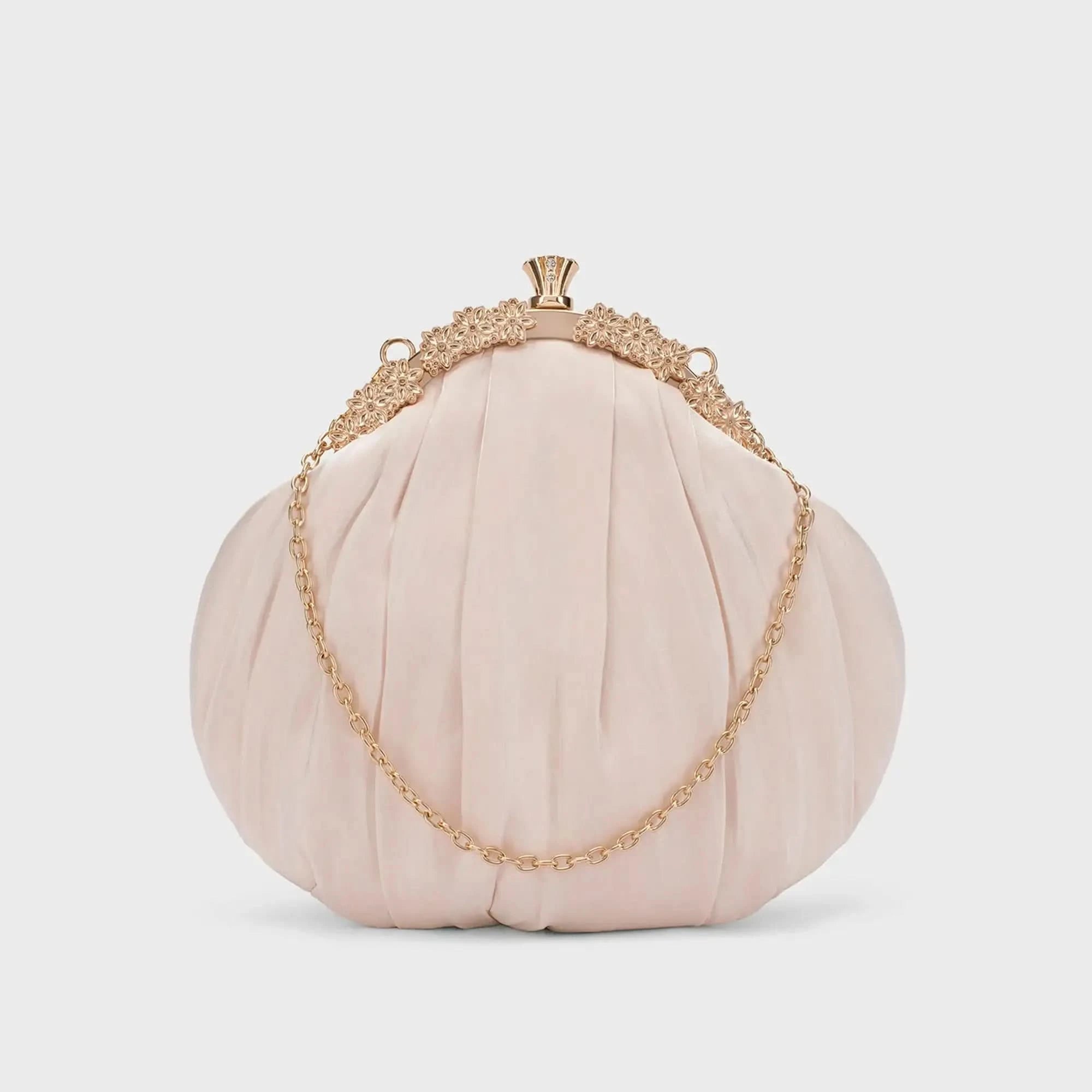 Texas Faye Peach Clutch