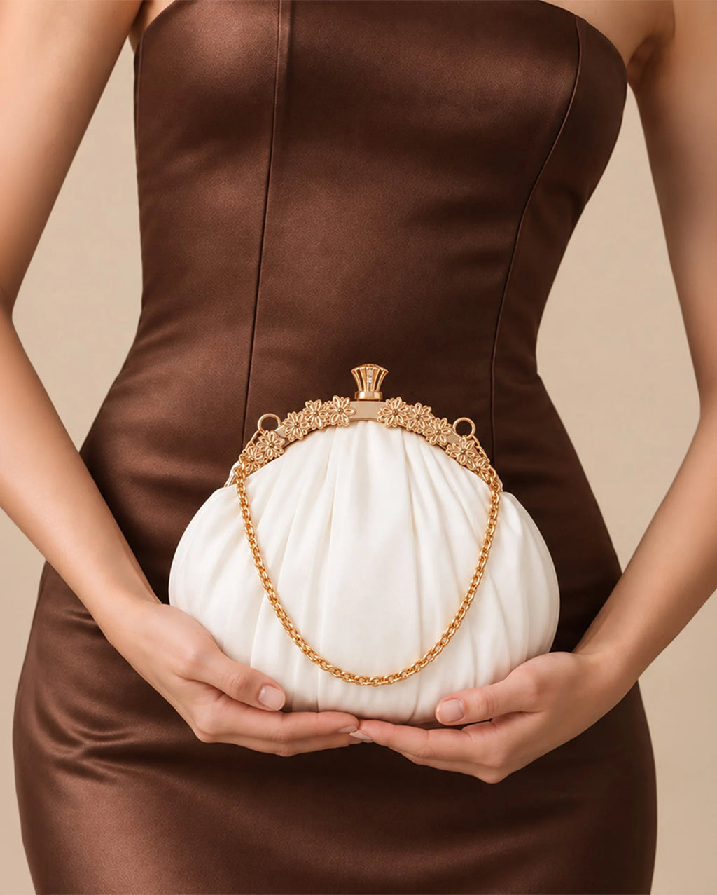 Texas Faye White Clutch - Lino Perros