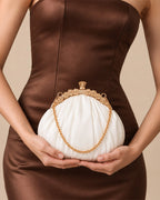 Texas Faye White Clutch - Lino Perros