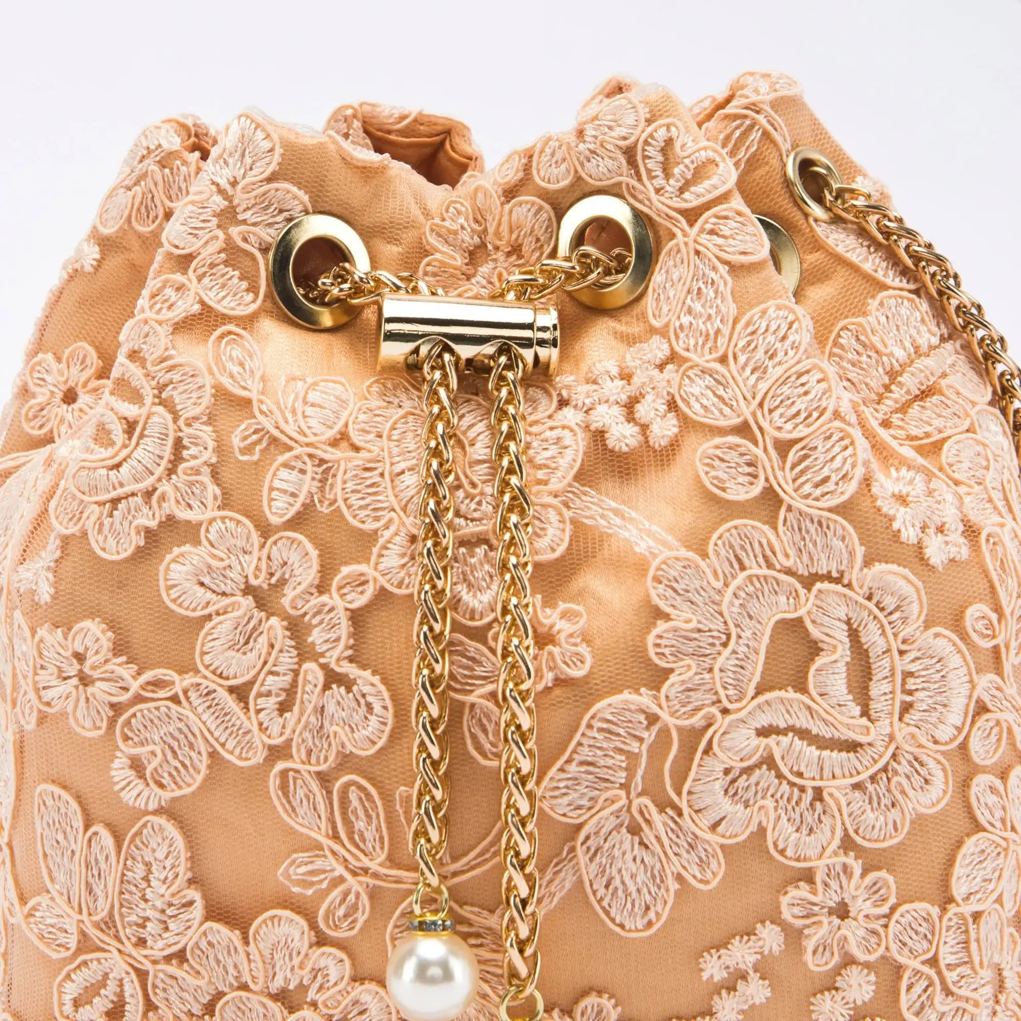 Texas Clara Peach Clutch - Lino Perros