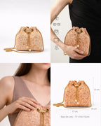 Texas Clara Peach Clutch - Lino Perros