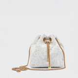 Texas Clara White Clutch