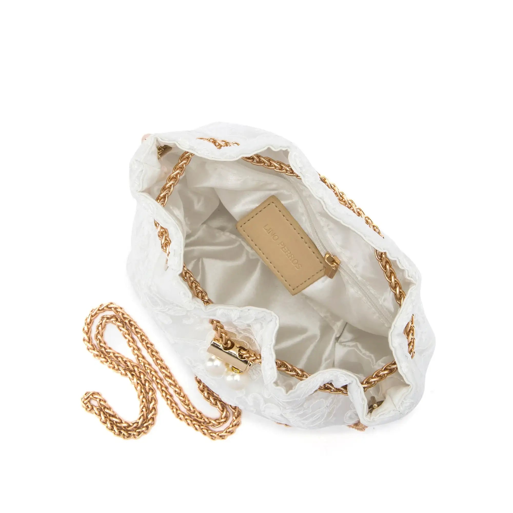Texas Clara White Clutch - Lino Perros