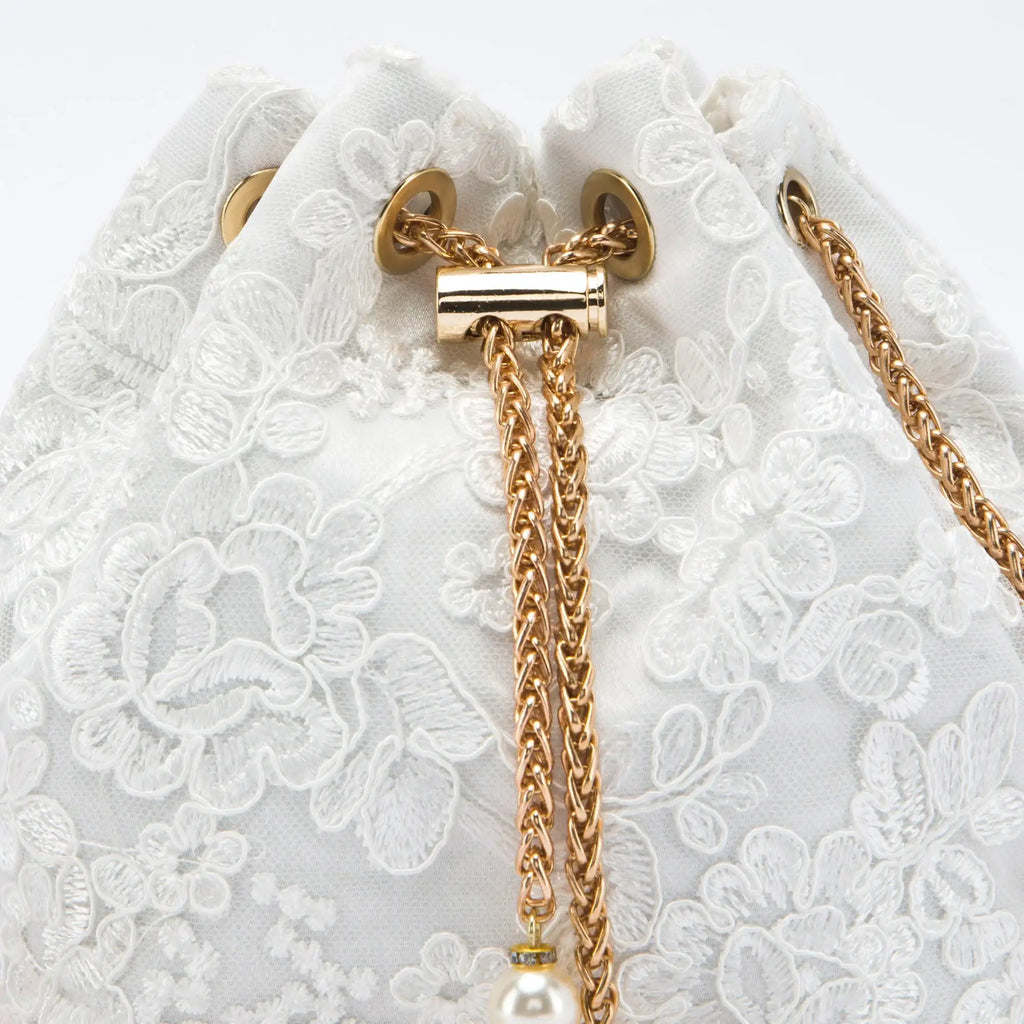 Texas Clara White Clutch - Lino Perros