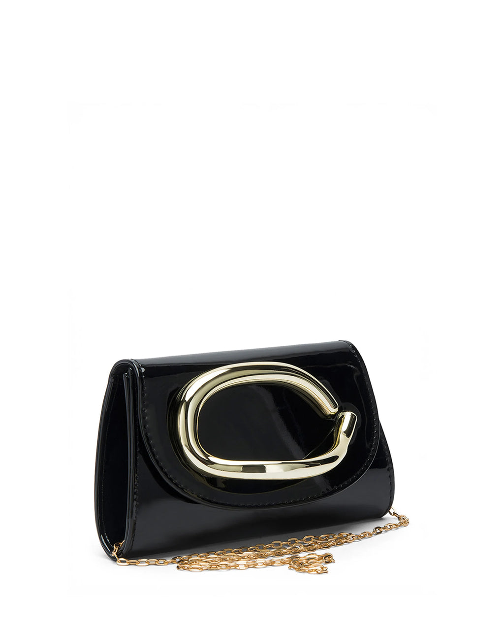 Texas Ellipse Black Clutch