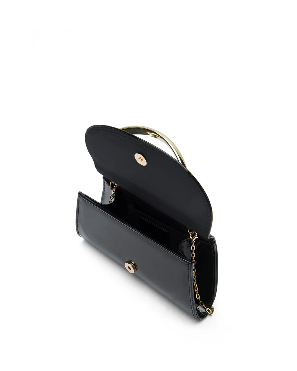 Texas Ellipse Black Clutch