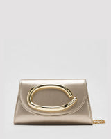 Texas Ellipse Gold Clutch