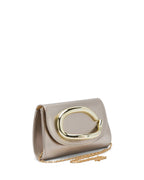 Texas Ellipse Gold Clutch