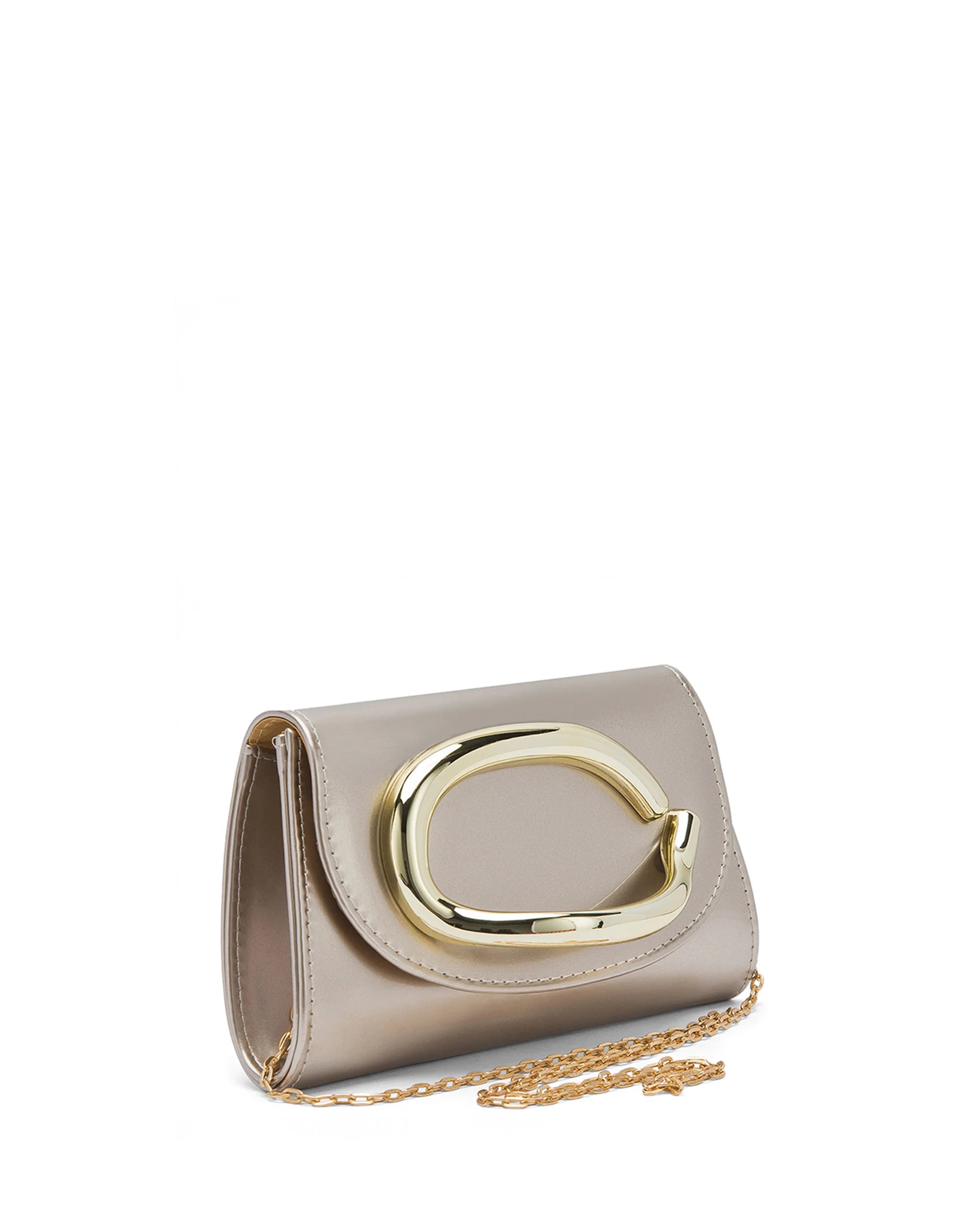 Texas Ellipse Gold Clutch
