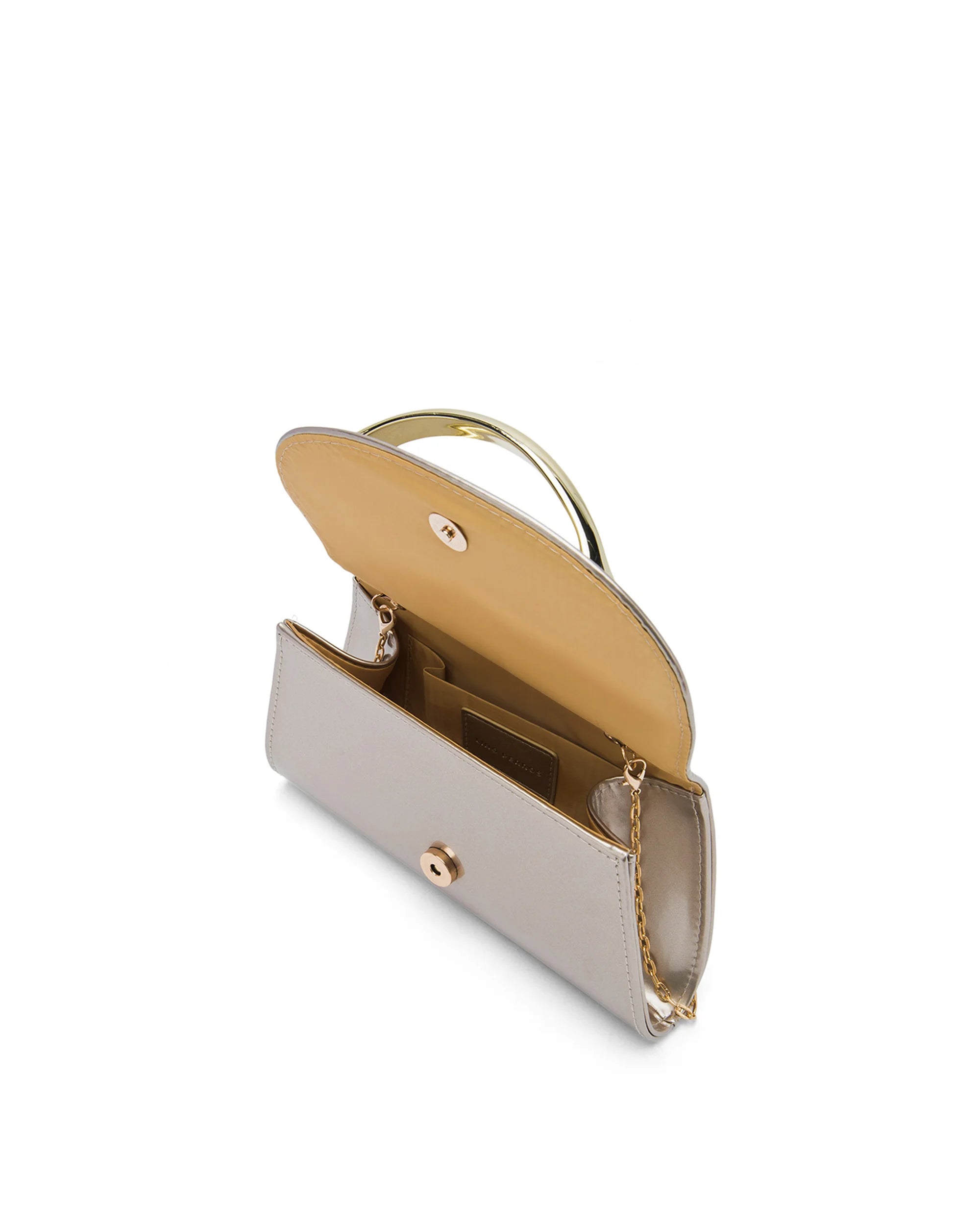 Texas Ellipse Gold Clutch