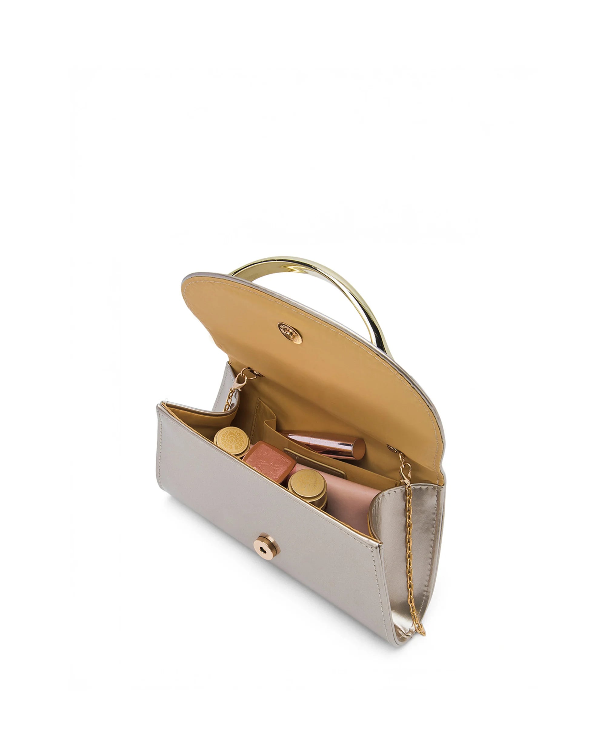 Texas Ellipse Gold Clutch