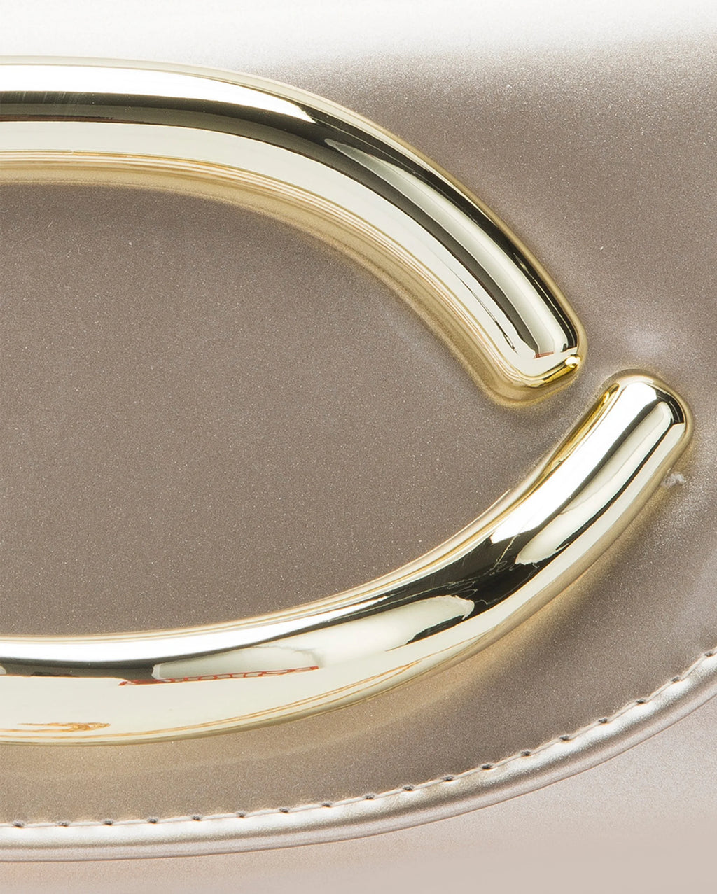 Texas Ellipse Gold Clutch
