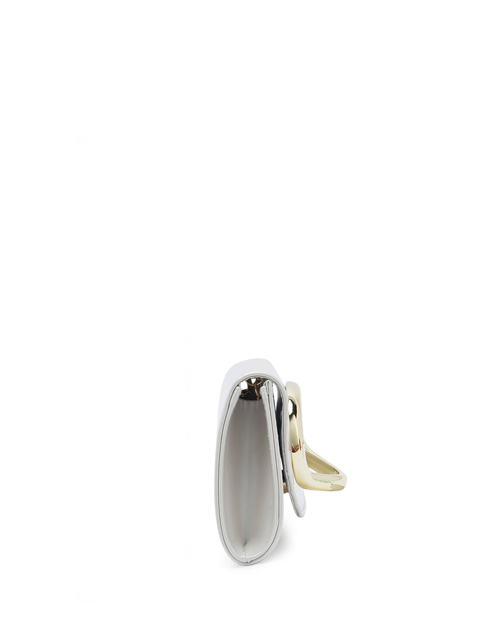 Texas Ellipse Off-White Clutch