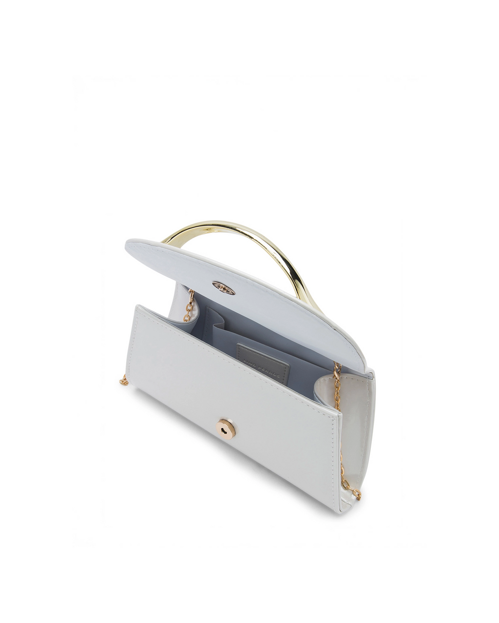 Texas Ellipse Off-White Clutch
