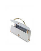 Texas Ellipse Off-White Clutch