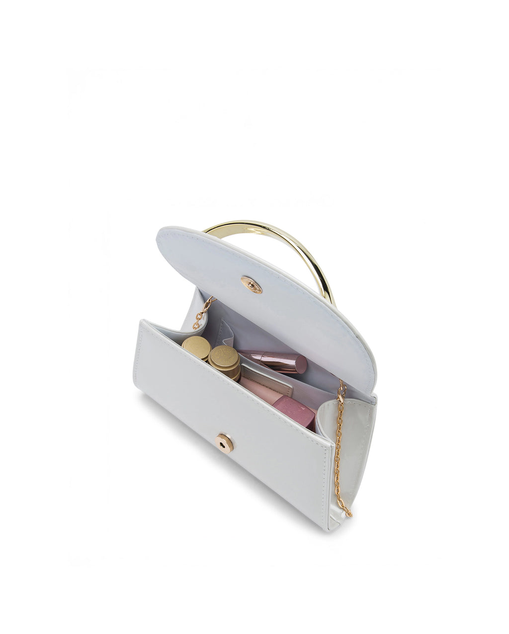 Texas Ellipse Off-White Clutch