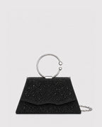 Texas Sia Black Clutch