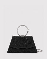 Texas Sia Black Clutch