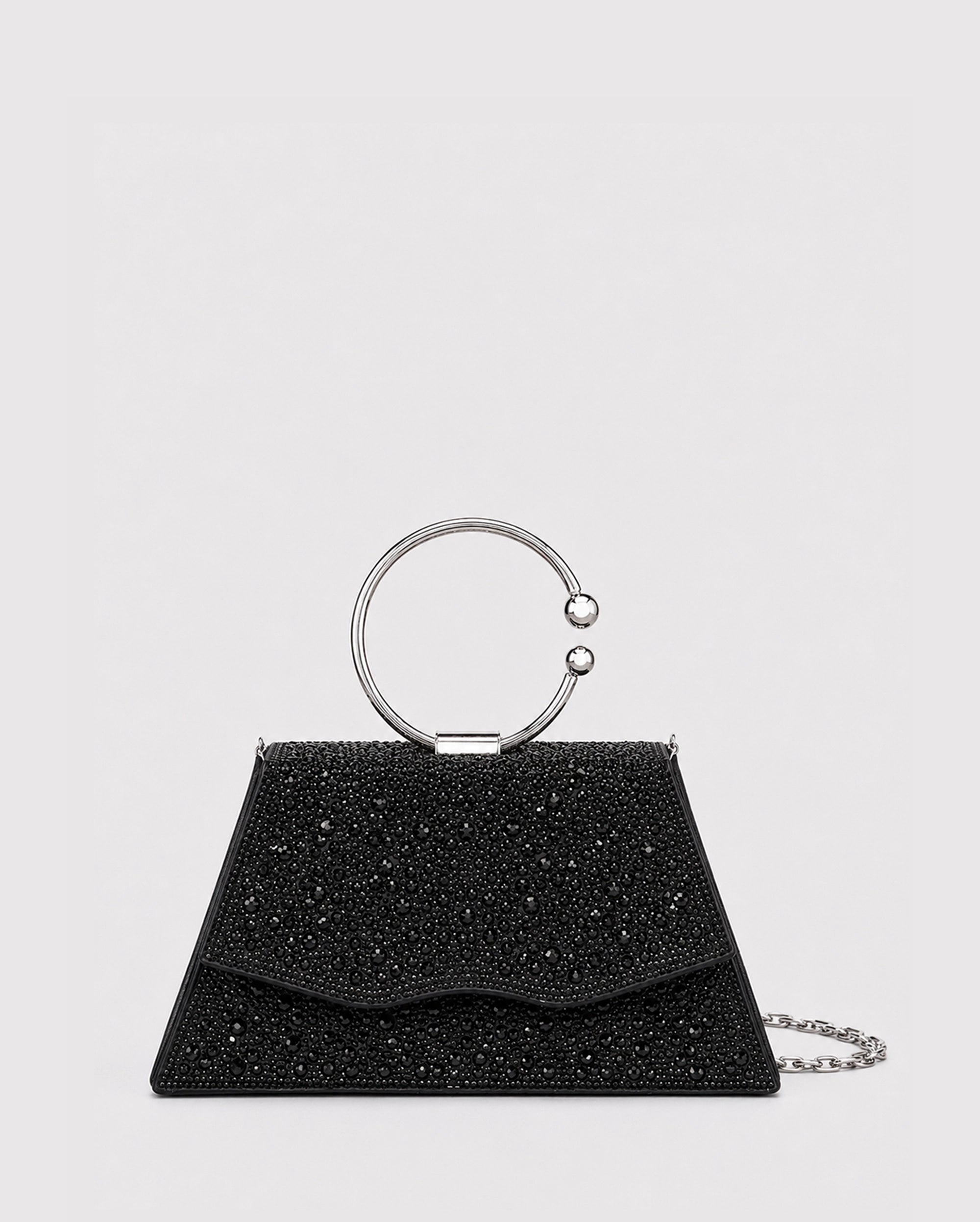 Texas Sia Black Clutch