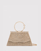 Texas Sia Gold Clutch
